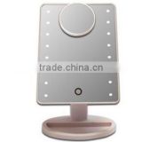 new model Led light make up mirror/Led table mirror with touch control switch