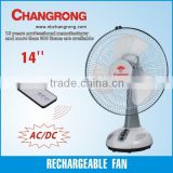 14'' Rechargeable battery operated table fan with LED light                        
                                                Quality Choice