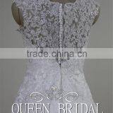 Real Sample Appliqued Lace Long Sleeve Mermaid Islamic Wedding Dress Patterns thumbnail-6