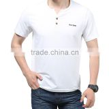 Men's Henley Short Sleeve Bamboo Shirts, 30% Cotton 70% Bamboo T Shirts Wholesale