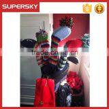 F552 Custom Handknit Hybrid Golf Club Covers Stripe Pattern thumbnail-4