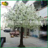 wedding decoration pure plastic indoor white cherry blossom tree