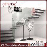 Indoor Glass Railing Floating Stiars Design