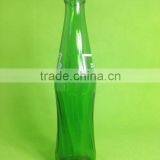 Argopackaging unique shaped green color beer glass bottle 250ml