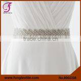 FUNG 8002238 New 2016 Fashion Crystal Beaded Sash Diamond Weddding Accesories Sash,Wedding Sash Belt thumbnail-1