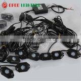 Waterproof off Road RGB 8 LED Rock Light Kit
