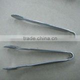 FDA Approved stainless steel gold serving tong bar ice tongs
