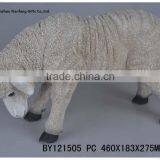 Farm Polyresin Foraging Sheep Home Decor