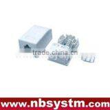 Surface Box 1 Port, With 1pc Keystone Jack, Un-shielded Type
