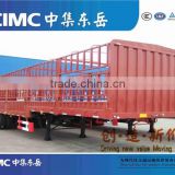 CIMC 3 Axles Fence Semi Trailer with Gooseneck Style Optional for Livestock / Cow / Cattle Transportation