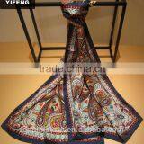 Promotional Top Quality Printed Silk Scarf Long Silk Scarf thumbnail-1