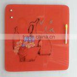 45x45cm Tempered Glass Kids Erasable Drawing Board thumbnail-1