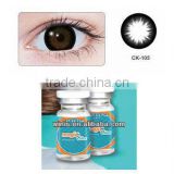 korea GEO wholesale CK-105 magic color black contact lens big eye prescription lenses