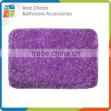Well Know Bathroom Shaggy Purple Bath Rugs thumbnail-1