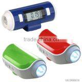 Flashlight and Siren Pedometer