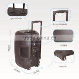 15inch Professional Powered Amplified Speakers System With Bluetooth thumbnail-4