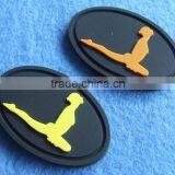 3D Customized OEM Garment Sew on PVC Labels
