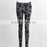 F5W31021 High Waisted Leggings In Charcoal