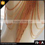 Gold Chain Design Fashion Multi Body Chain Vest Chain Necklace Jewelry thumbnail-3
