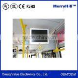 Commercial HD 15 '' 17 '' 18.5 '' 21.5 Inch 3G / WIFI Bus Advertising LCD Screen