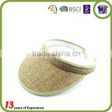 Fashion Wide Brim Sun Visor Caps Cotton Pvc Cheap Kids Sun Visor Hats thumbnail-1