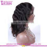Indian Women Hair Wig 16 Inches Body Wave Cheap Lace Front Wig Indian Remy With Baby Hair thumbnail-2