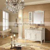 Modern High Quality Hotel Bathroom Cabinets Furniture in White WTS843 thumbnail-1