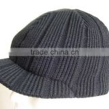 winter knitted black ski mask hat knitting pattern