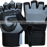 gel padding half finger weight lifting gloves
