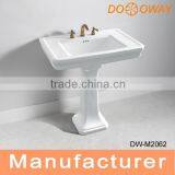 Floor Standing Bathroom Ceramics Pedestal Basin DW-M2062