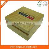 Custom Advertising Loose Leaf Memo Pad,note Cube in Wooden Box thumbnail-2