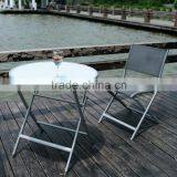 Metal Folding Table With Silk Screen Printed Stalinite Top thumbnail-6