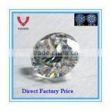 Brilliant Machine Cut Round 1.50mm White CZ Gold Star thumbnail-1