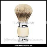 HQ Silvertip badger hair knot shaving brush, beautiful ivory shaving brush