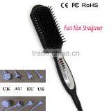 New Fast Pink Hair Satraigtener Tools Ceramic Hair Straightener Brush thumbnail-2