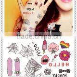 2016 Non-toxic Body Art Custom Flash Temporary Tattoo Sticker thumbnail-2
