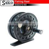 Super Light High Quality Plastic Fly Fishing Reel 70mm Left Handle thumbnail-3