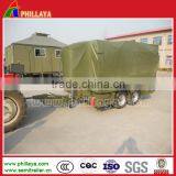China Cheap Price Special Trailer Tractor Towing Transportation Trailer Box Drawbar Semi Trailer thumbnail-1