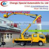 130HP Dongfeng Aerial Ladder Trucks,truck Mounted Boom Lift thumbnail-2