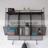 Bathroom/Kitchen Metal Wire Wall Rack Shelving Display Shelf thumbnail-4