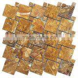EXPORT QUALITY New Selling Attractive Style BROWN GOLDEN ONYX MOSAIC TILES COLLECTIONS thumbnail-4