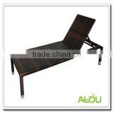 Audu Arkansas Wicker Outdoor Sun Lounger thumbnail-3