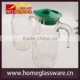 Large Glass Water Bottle With Lid, Juice Bottle thumbnail-2