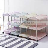 3 Tier Durable Impact and Rust-Resistant Plastic Shelves thumbnail-6