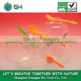 Sizes of PLA Plastic Ice Cream Cup Lids---100% Biodegradable and Compostable Cup thumbnail-1