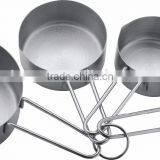 Top Quality 4pcs Stainless Steel Spoon Set Measuring Cup Spoon With Silicon Handle thumbnail-5
