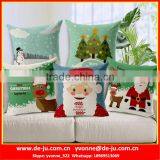 Christmas Moose Snowman Cushion Covers Decorative thumbnail-1