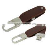 Oem Popular Keychain Leather Usb Flash Drive 8gb Bluk thumbnail-1