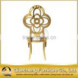 Golden Royal Flower Sash Wedding Tiffany Table Chairs thumbnail-4