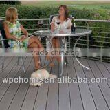 Wood Plastic Composite Floor Grey Embossed Wpc Decking thumbnail-1